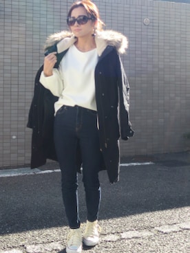 Ayaさん（レディース・151cm）の冬コーディネート