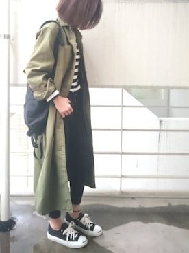 「N.（N. Natural Beauty Basic）（エヌエヌナチュラルビューティーベーシック）のアイテム（その他アウター）」を使った、Ayaさん（レディース・151cm）の春コーディネート