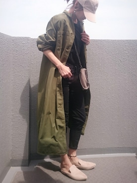 「N.（N. Natural Beauty Basic）（エヌエヌナチュラルビューティーベーシック）のアイテム（その他アウター）」を使った、Ayaさん（レディース・151cm）の春コーディネート