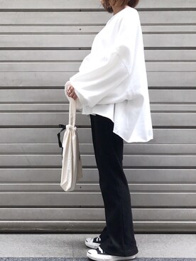 「N.（N. Natural Beauty Basic）（エヌエヌナチュラルビューティーベーシック）のアイテム（スニーカー）」を使った、Ayaさん（レディース・151cm）の春コーディネート