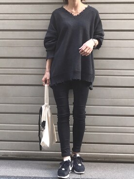 「Boisson Chocolat（ボワソンショコラ）のアイテム」を使った、Ayaさん（レディース・151cm）の春コーディネート