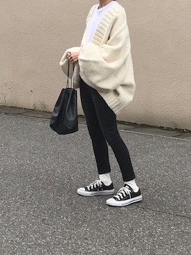 「GAP（ギャップ）のアイテム（パンツ）」を使った、Ayaさん（レディース・151cm）の秋コーディネート