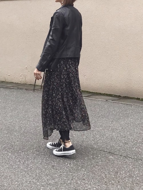 Aya Studiousのライダースジャケットを使ったコーディネート Wear