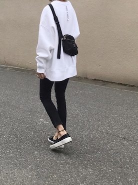 「MAYK（メイク）のアイテム（トップス）」を使った、Ayaさん（レディース・151cm）の秋コーディネート