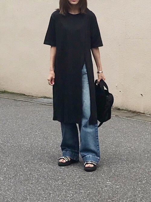 夏 Tシャツワンピース