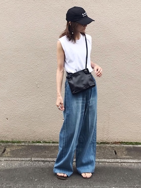 「MAYK（メイク）のアイテム」を使った、Ayaさん（レディース・151cm）の夏コーディネート