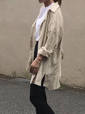 「オーバーサイズ」｜「アイテム（アンサンブル）」を使った、Ayaさん（レディース・151cm）の夏コーディネート