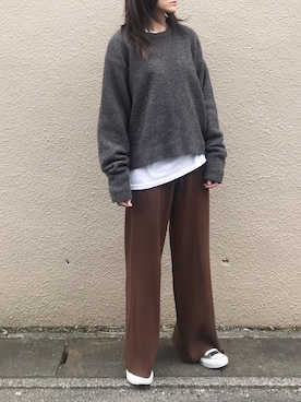 Ayaさん（レディース・151cm）の冬コーディネート