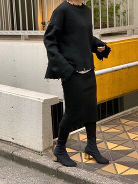 「muure（ミュール）のアイテム」を使った、Ayaさん（レディース・151cm）の冬コーディネート