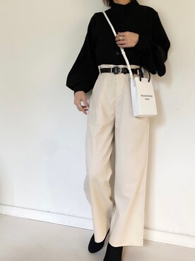 「muure（ミュール）のアイテム」を使った、Ayaさん（レディース・151cm）の冬コーディネート