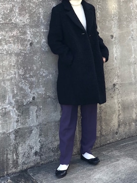 「muure（ミュール）のアイテム」を使った、Ayaさん（レディース・151cm）の冬コーディネート