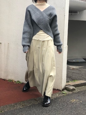 「kivi（キヴィ）のアイテム」を使った、Ayaさん（レディース・151cm）の冬コーディネート