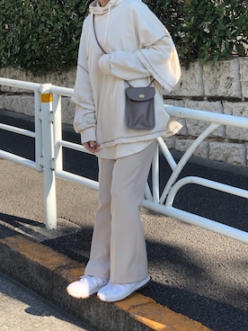 「muure（ミュール）のアイテム」を使った、Ayaさん（レディース・151cm）の冬コーディネート