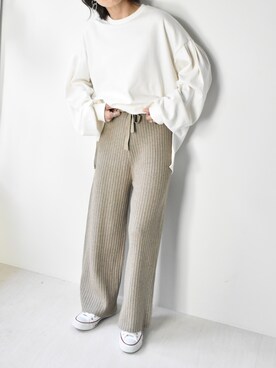 「muure（ミュール）のアイテム」を使った、Ayaさん（レディース・151cm）の春コーディネート