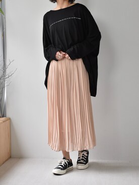 「muure（ミュール）のアイテム」を使った、Ayaさん（レディース・151cm）の春コーディネート