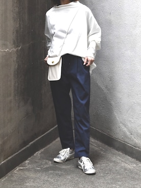 「muure（ミュール）のアイテム」を使った、Ayaさん（レディース・151cm）の春コーディネート