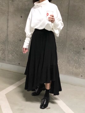 「muure（ミュール）のアイテム」を使った、Ayaさん（レディース・151cm）の春コーディネート