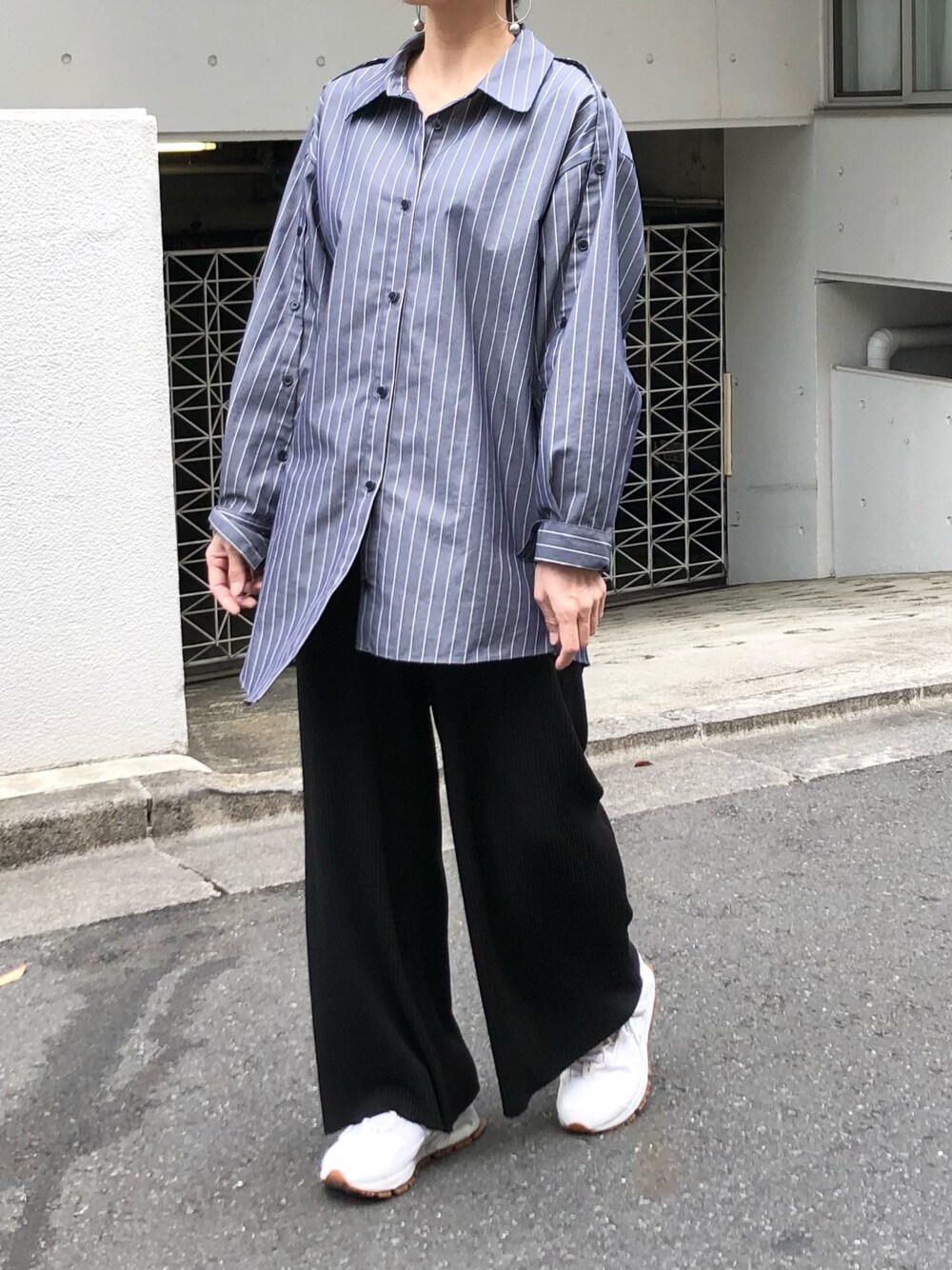 Ayaさんの「URUSHIビッグシャツ（UNITED TOKYO）」を使ったコーディネート