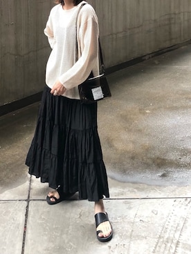 「muure（ミュール）のアイテム」を使った、Ayaさん（レディース・151cm）の春コーディネート