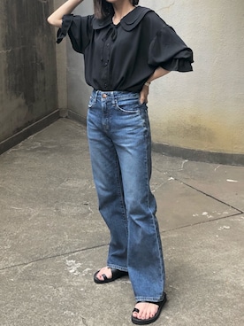 「ARCANUM DESIGN（アルカナムデザイン）のアイテム」を使った、Ayaさん（レディース・151cm）の春コーディネート