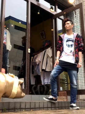 「N°21（ヌメロ ヴェントゥーノ）のアイテム（ジャケット/アウター）」を使った、hiroseさん（メンズ・173cm）の夏コーディネート