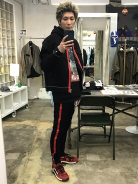 「REPRESENT（リプレゼント）のアイテム（ジャケット/アウター）」を使った、hiroseさん（メンズ・174cm）の冬コーディネート