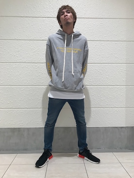 「REPRESENT（リプレゼント）のアイテム（トップス）」を使った、hiroseさん（メンズ・174cm）の春コーディネート