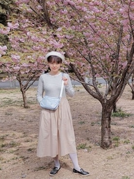 「Accessorize（アクセサライズ）のアイテム」を使った、佳子Kakoさん（レディース・165cm）の春コーディネート