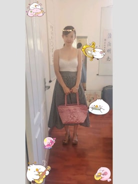 「NaRaYaのアイテム」を使った、佳子Kakoさん（レディース・165cm）の秋コーディネート