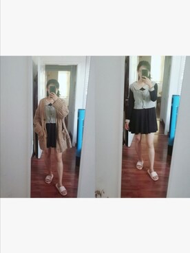 「iT（イット）のアイテム（トップス）」を使った、佳子Kakoさん（レディース・165cm）の秋コーディネート