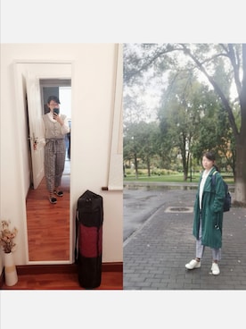 「iT（イット）のアイテム（トップス）」を使った、佳子Kakoさん（レディース・165cm）の秋コーディネート