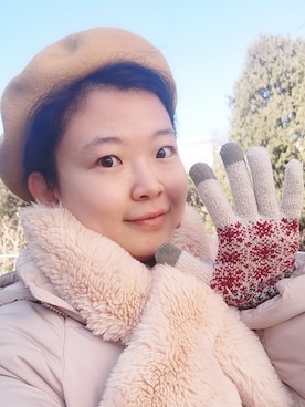 「BOINAS ELOSEGUI（ボイナスエロセギ）のアイテム」を使った、佳子Kakoさん（レディース・165cm）の冬コーディネート