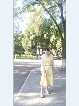 「BELLE（ベル）のアイテム」を使った、佳子Kakoさん（レディース・165cm）の秋コーディネート