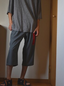 「Paul Smith（ポールスミス）のアイテム（サンダル）」を使った、えまさん（メンズ・175cm）の夏コーディネート