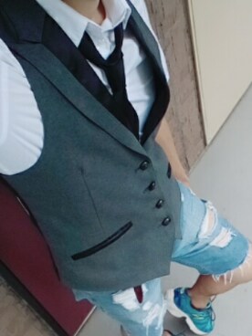 「アイテム（フォーマルスーツ/小物）」を使った、俊さん（メンズ・178cm・30代）の夏コーディネート