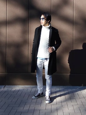 「jiggys shop（ジギーズショップ）のアイテム」を使った、俊さん（メンズ・178cm・30代）の冬コーディネート