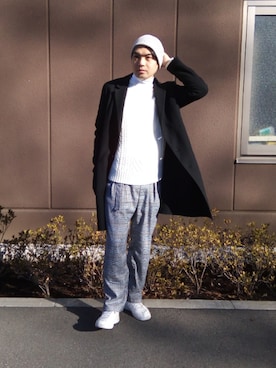 「jiggys shop（ジギーズショップ）のアイテム」を使った、俊さん（メンズ・178cm・30代）の冬コーディネート