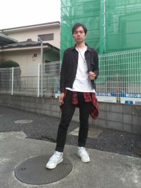 俊さん（メンズ・178cm）の春コーディネート