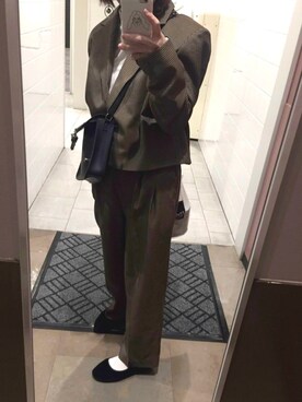 「DHOLIC（ディーホリック）のアイテム（フォーマルスーツ/小物）」を使った、ぽんさん（レディース・148cm）の秋コーディネート