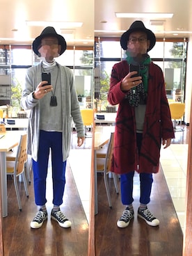 「JUN OKAMOTO（ジュンオカモト）のアイテム」を使った、masayan さん（メンズ・171cm）の冬コーディネート