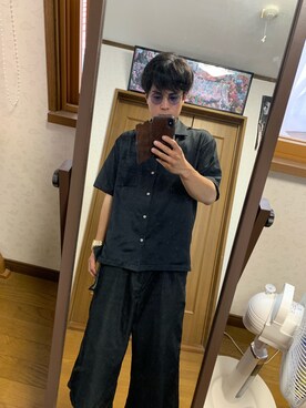 「STUDIOUS（ステュディオス）のアイテム（その他トップス）」を使った、Masatoさん（メンズ・170cm）の夏コーディネート