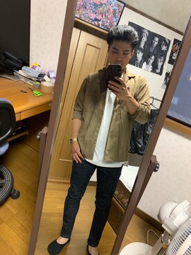 「SEVENDAYS=SUNDAY（セブンデイズサンデイ）のアイテム（その他トップス）」を使った、Masatoさん（メンズ・170cm）の夏コーディネート