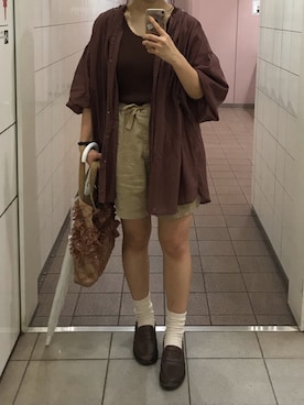 「J.M. WESTON（ジェイエムウエストン）のアイテム」を使った、ayakoさん（レディース・159cm）の夏コーディネート