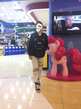 「SUPERCOMMA B（スーパーコンマB）のアイテム」を使った、SSSSSSikaさん（レディース・158cm）の春コーディネート