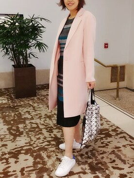 「sandro（サンドロ）のアイテム（ジャケット/アウター）」を使った、Shirさん（レディース・170cm）の秋コーディネート