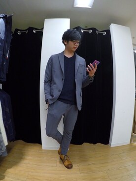 はまさき けんさん（メンズ・168cm）の冬コーディネート