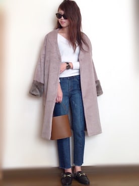 Miiさん（レディース・159cm）の冬コーディネート