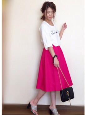 「EGOIST（エゴイスト）のアイテム（サンダル）」を使った、Miiさん（レディース・159cm）の春コーディネート