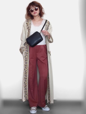 「MODE ROBE（モードローブ）のアイテム（リング）」を使った、Miiさん（レディース・159cm）の春コーディネート