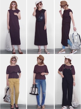 Miiさん（レディース・159cm）の夏コーディネート